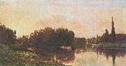 Der Zusammenflub der Seine und Oise Charles-Francois Daubigny